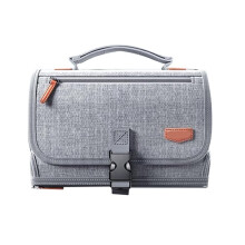 Tragbare Wickelauflage für Babys, Abnehmbare Reisewickelauflage mit Tasche für Feuchttücher, Geschenkidee Zur Babyparty