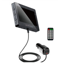 Receptor de Áudio Automotivo com Transmissor FM, Tela de 4,3 Polegadas, Reprodutor MP5 para Cartão TF, Controle Remoto de Vídeo (Sem Tela