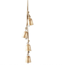 Seilglocken, Wanddekorationen, Glockenförmige Glocken, Eisenanhänger, Gerade Glocken, Kleine Kuhglocken Aus Metall, Weihnachtsglocken