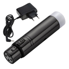 DMX512 Wireless ISM XLR Receiver Transmitter for DJ Disco Party, Stage Lighting Controller with Moving  EU Plug