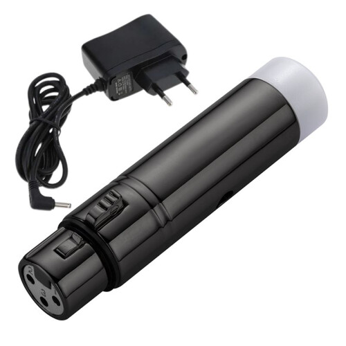 DMX512 Wireless ISM XLR Receiver Transmitter for DJ Disco Party, Stage Lighting Controller with Moving  EU Plug
