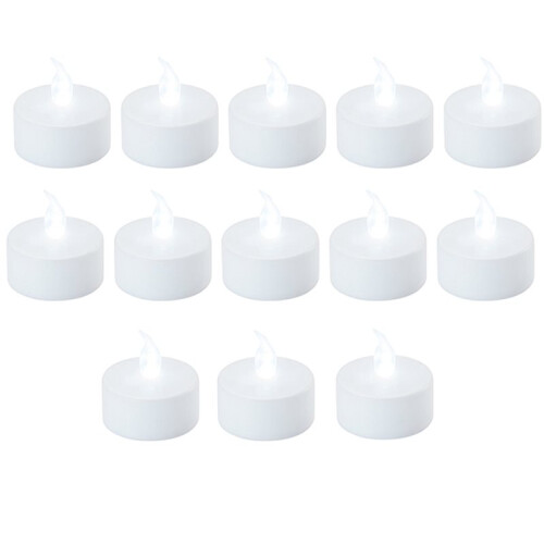 White Candle LED Light Flameless Tealight Fake Candles Lamp for Wedding Decoration Lights 3D Printer Model Components
