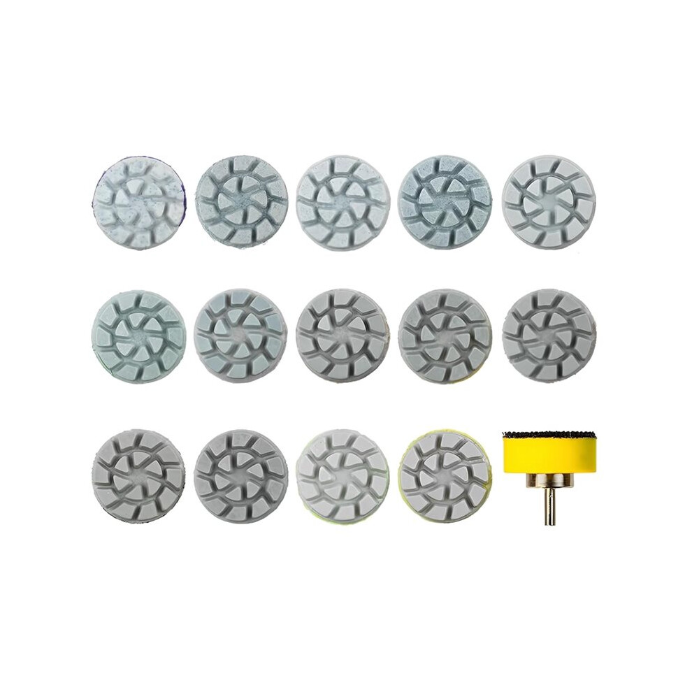 Diamond Polishing Pad Set, 14Pcs Different Grit 50 -10000 Water Sanding Discs For Detail Fine Grinding 6031577624201