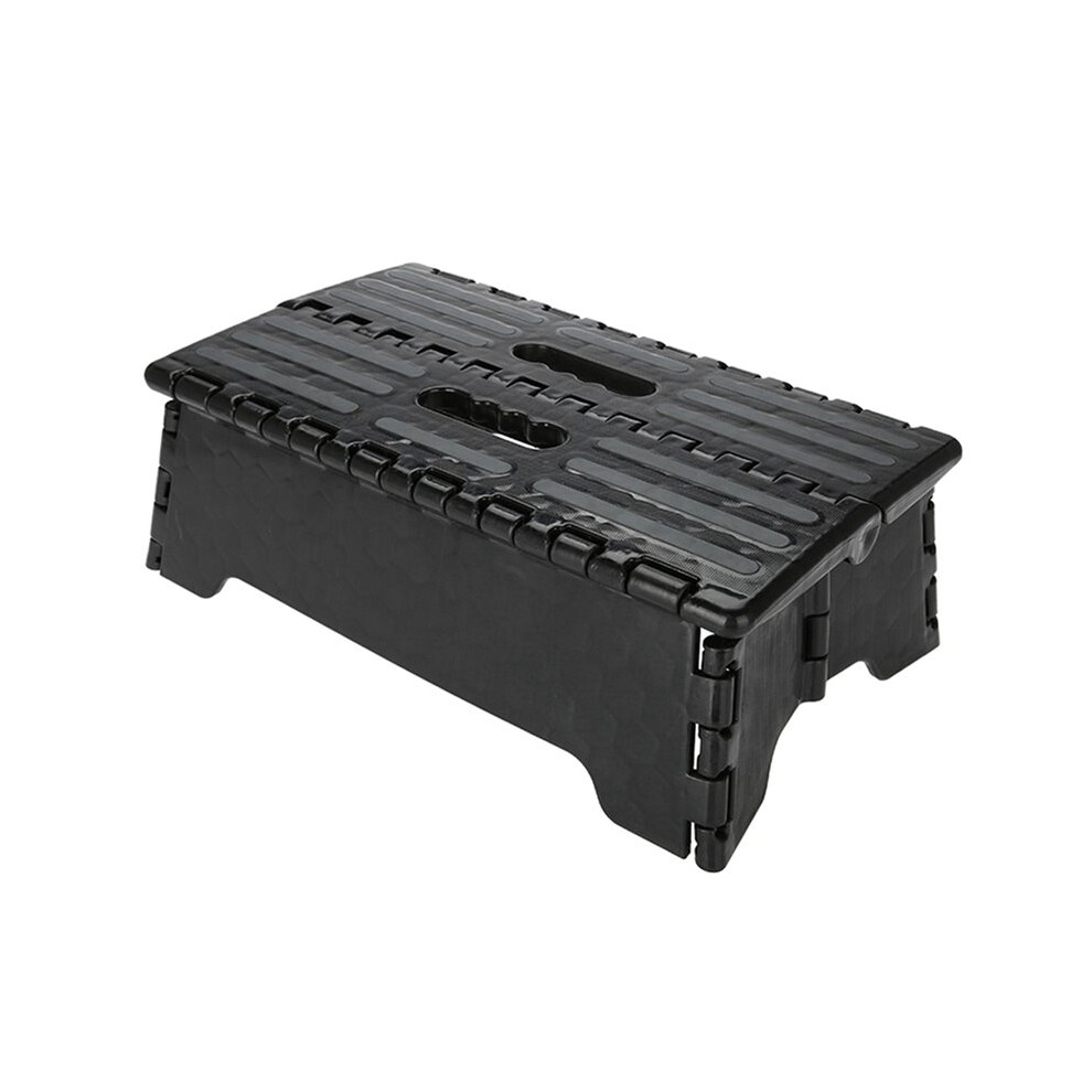 Black Portable Folding Step Stool Step Ladder For Elderly Pregnant Bathroom Travel Use Elderly Step