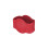 Protective Lens Cover for  X4 Air X3 Soft Lens Cap Essential Panoramic Camera Accessories Red 1