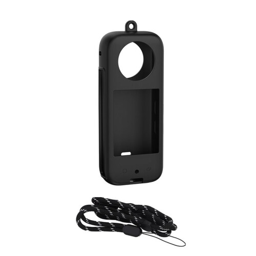 For  X4 Air X3 Silicone Cover Camera Lens Protective Case Scratch-Resistant Accessory Black