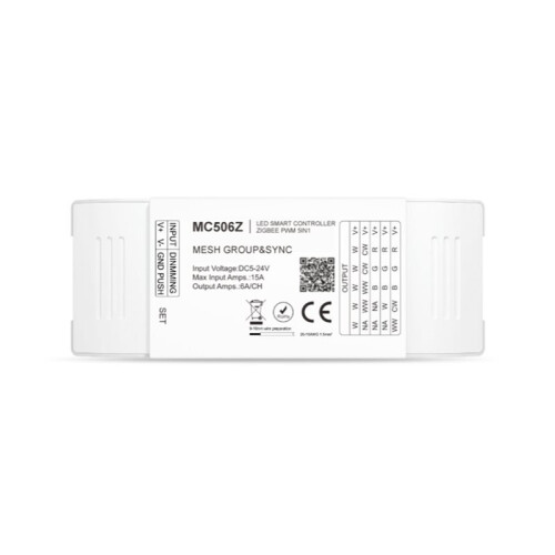 5 in 1 Tuya Controller  LED Dimmer Press Terminal 2.4G RF Remote  Life APP Control RGBCW Strip Light MC506Z 1