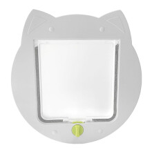Cat Door for Screen Door for Window for Interior Doors Sliding Door Screen, Inside Openning 6.7 X 7 Inch Pet Door
