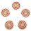 5PCS Polarization  Disk MWO Optical Disk Multi-Wave Oscillator Ornaments Lakhovsky  Disc Pendant Red 1