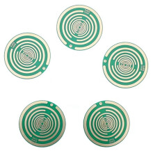 5PCS Polarization  Disk MWO Optical Disk Multi-Wave Oscillator Ornaments Lakhovsky  Disc Pendant Green