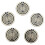 5PCS Polarization  Disk MWO Optical Disk Multi-Wave Oscillator Ornaments Lakhovsky  Disc Pendant Black 1