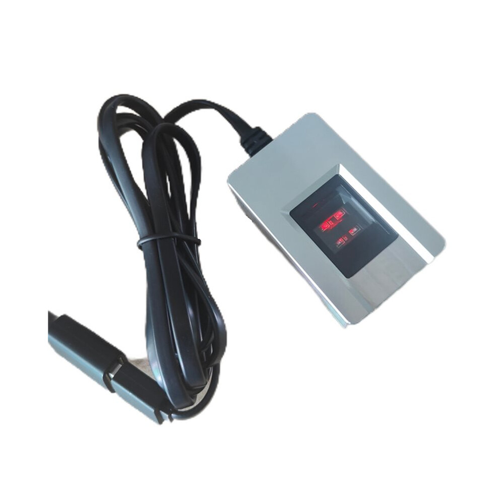 Optical Fingerprint Scanner, Fingerprint Authentication, Identity Recognition Usb Fingerprint Reader Biometric Scanner B Silver 6034186034997
