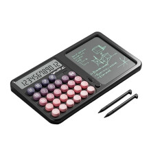Colorful Voice Calculator with Writing Tablet Flexible Keyboard Design for Office School College Students