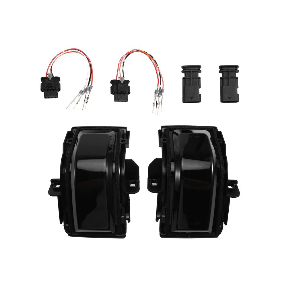 2Pcs Side Mirror Running Turn Signal Hc3z-13B374-A Fl3z-13B375-Ca For F150 F250 F350 F450 Super Duty Light 4713283249610