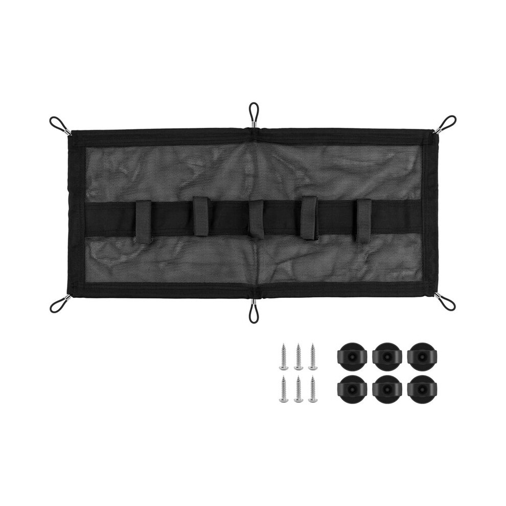 Cable Management Net Under Desk Black Mesh Cable Manager Flexible For Standing Desk 4713955640431