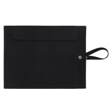 Watch Band Case Organizer,PU Leather Travel Watch Case Watch Roll Organizer,Watch Band Portable Storage Bag Black
