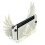 Detachable Wing Base Stand for   Game Console Desktop Holder Decorative Display Accessory White 2