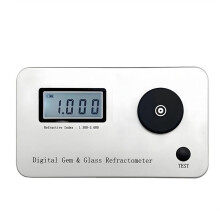 Edelsteinrefraktometer, Schmuckprüfgerät Zur Identifizierung, Brechungsindex 1,300-3,000, mit LCD-Bildschirm, für Schmuck