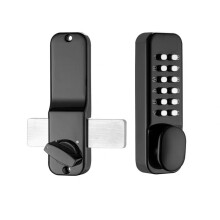 Fechaduras Sem Chave para Portões Externos, Fechadura Mecânica com Teclado, para Portões Externos, Pátios e Garagens, Instalação Bidirecional
