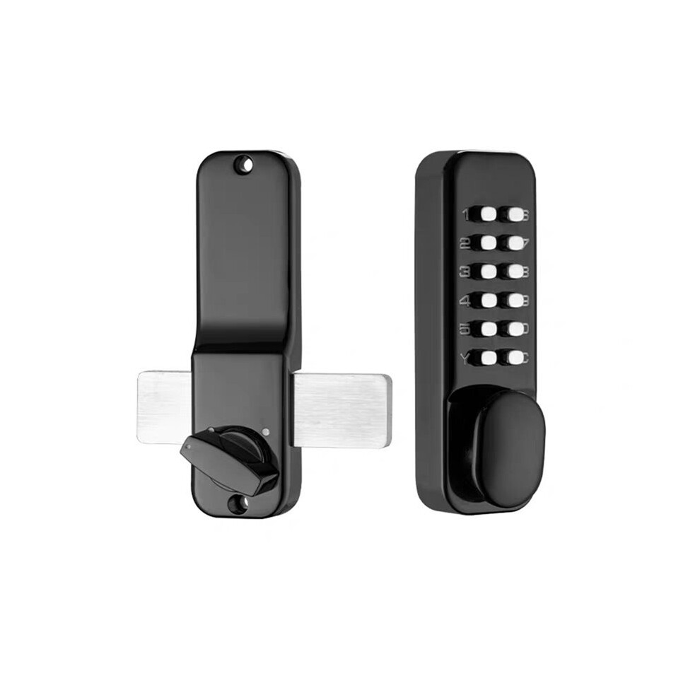 Keyless Gate Locks For Outdoor Fence, Mechanical Keypad Lock, For Outdoor Gate, Patio, Garage, Bidirectional Install 6033897264136