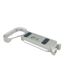 Camera Quick Release Plate Holder Hand Grip Adapter voor A6700 Camera Bracket Multifunctionele Basisplaat Zilver