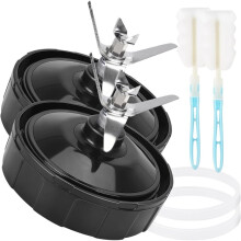 7 Fins Blender Blade Replacement Parts 2pcs Compatible with Blender Top Lid Accessories for Auto IQ BL682-30
