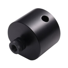 Adaptador de Tripé  para Starlink 2025 com Rosca de 1/4"-20 e 3/8"-16 para Adaptador de Tubo  Star Link e Montagem Plana, Preto.