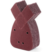 Conjunto de 30 Lixas para Lixadeira de Mouse, Grão 80, com 4 Furos, para Detalhes e com Sistema de Fixação Por Adesivo de Nylon.