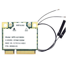 MPE-AX1800H MT7921 WiFi6 Network Card 2.4G/5G Dual Band Gigabit Pcie Adapter BT5.2 for Laptop Win10/11
