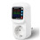 Multifunction over Voltage Current Protector Socket Adjustable Timed  Temperature Control Frequency Protector EU Plug 1