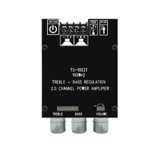 1002T -Verstärkerplatine HIFI 2.0 Kanal 100Wx2 Audio-Leistungsverstärker mit Einstellmöglichkeit für Subwoofer