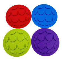 Fermentation Lids for Wide Mouth Mason Jars - One Way Waterless Airlock Valve,Self-Burping Silicone Lids, 4 Pack