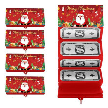 5pcs Christmas Money Holder for Cash,Christmas Money with 10 Slots Surprise Xmas Cash Envelopes for Xmas Party
