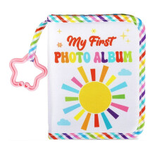 Fabric Memory Album Soft Cloth Cartoon Baby Photo Family Memory Album Book DIY Cloth Photo Album