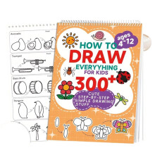 Un Libro de Dibujo Sencillo, Fácil de Entender, con Pasos Detallados y Prácticos, Ideal para Practicar Colorear.