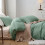Sage Green Duvet Cover Set Full Size 3 pcs 4