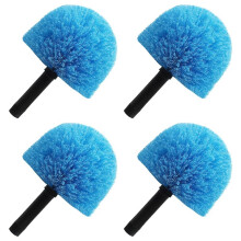Lot de 4 Têtes de Brosse à Toiles D'Araignée à Visser - Brosse à Toiles D'Araignée pour le Nettoyage Intérieur et Extérieur - Tête de Brosse