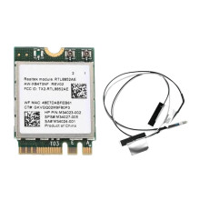 RTL8852AE WiFi 6 Network Card with Built-in Antenna 1800M Wireless WiFi Module M.2 NGFF Adapter for Windows 10 11