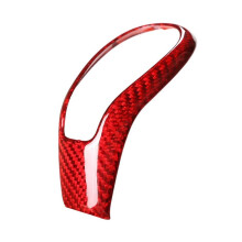 For XC60 S60 S80 V40 Carbon Fiber Car Gear Shift Knob Cover Sticker Panel Trim Car Accessories