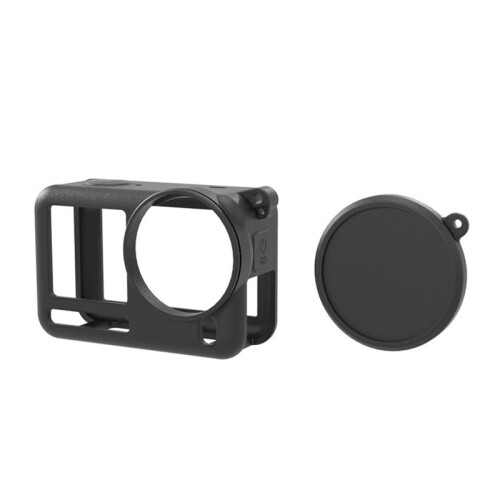 Silicone Case for  Action 6 Action Camera Full Protective Frame Case Anti-Scratch Camcorder Housing Case Black