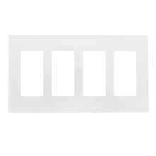 Worgeous Decorator Wall Plates Light Switch Cover Plate for Home and Office Screwless 4-Gang Switch Plate Cover Receptacle Outlet Cover