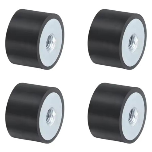 4pcs Rubber Buffer  Air Compressor Silent Block Vibration Damper Anti-Vibration Pad DD30x20mm M8