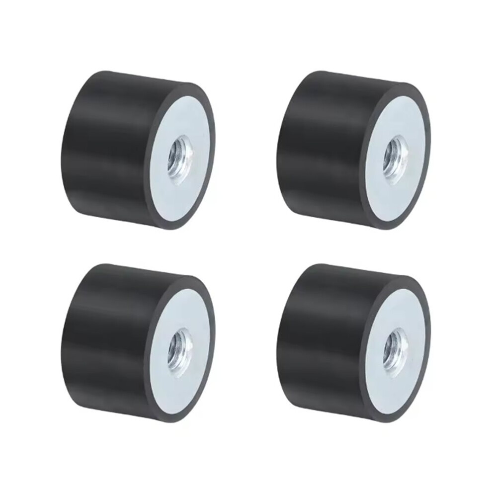 4Pcs Rubber Buffer Air Compressor Silent Block Vibration Damper Anti-Vibration Pad Dd30x20mm M8 6031977054189