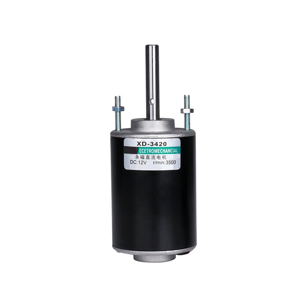 12V/24V Micro Motor 3420 30W Speed Control Mechanical Equipment Cw/Ccw Permanent Magnet High Speed Motor 12V 3500Rpm 4711140826486