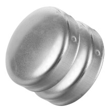 Round Post Caps Cover 2Pcs for Outdoor Warning Post Sealing