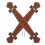 Sangle de poignée de bagage vintage Taxenne marron (2 pièces) 5