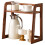 Cup Holder Storage Rack Desktop Doublelayer Coffee Cup Tea Set Storage Cup Rack Coffee Utensil Storage the Table Gift B 1