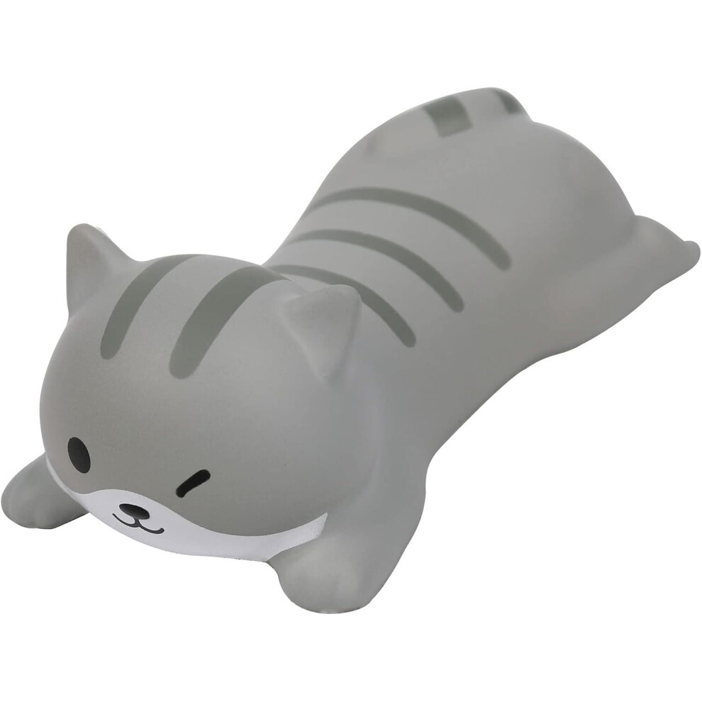 Cute Cat-Shaped Ergonomic Wrist Rest For Mouse, Non-Slip Soft Pad Â Grey 9180479276524