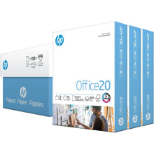 HP Printer Paper | 8.5 x 11 Paper | Office 20 lb | 3 Ream Case - 1500 Sheets | 92 Bright | Made in USA - FSC Certified | 112090C, White
