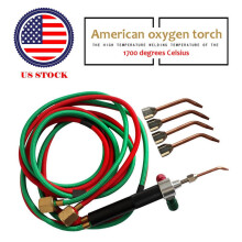 EASTIN Jewelry Repairing Torch Mini Gas Torch Micro Torch Oxygen Acetylene Welding Torch with 5 Tips (Mini Gas Torch)